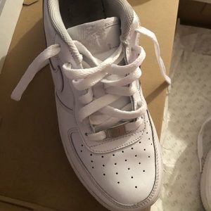 White Air Force ones